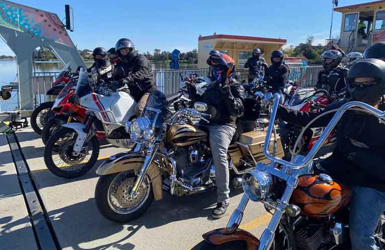 Motorcyclists and riders ready for charity Dice Run