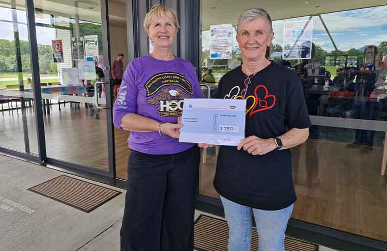 Motorcycle riders HOG the road for charity Dice Run