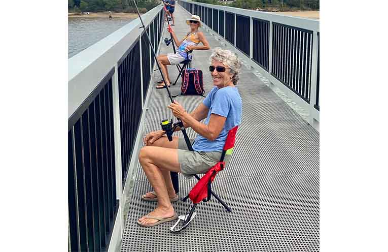 Kerry and Julie have redefined the art of relaxing while fishing.