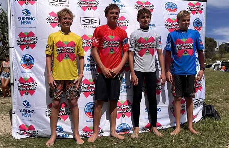 Yarrahapinni surfer Sandon Vowels qualifies for State Titles