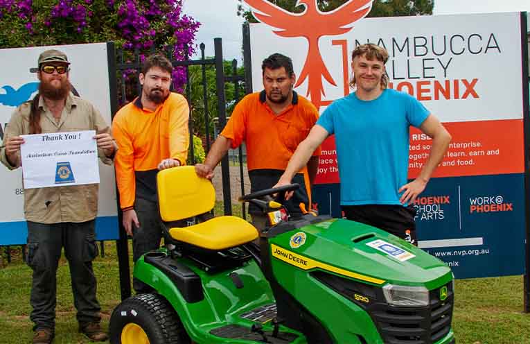 New mower for Nambucca Valley Phoenix crew