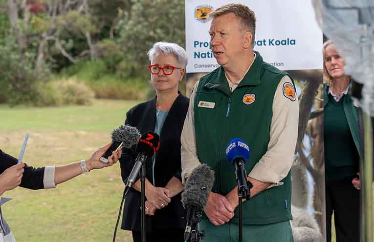 Glenn Storrie from the National Parks and Wildlife Service.