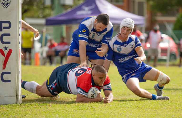 Try time for Roosters reserve grade player Beau-Dean Jarrett-Marks.