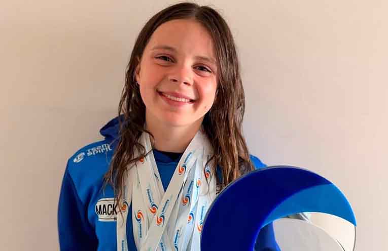 Macksville Marlins swimmer Matilda Buchholz named female swimmer of the meet at NSW Country short-course championships