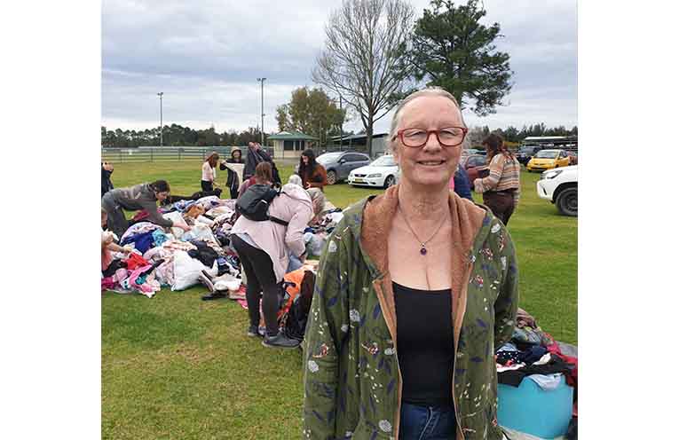 Inspired coordinator Maureen Courtenay at Macksville. Photo: Sharon Jane.