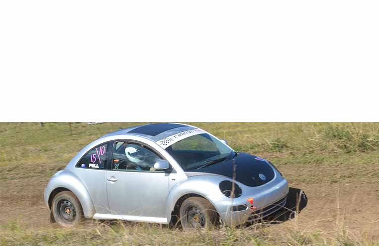 Zahli Pell, who came second in the ladies category, shared a vehicle with her father, Damien.
