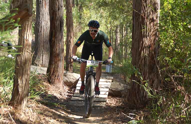 Action from the Jacks Ridge Mountain Bike trail. Photo: Facebook.
