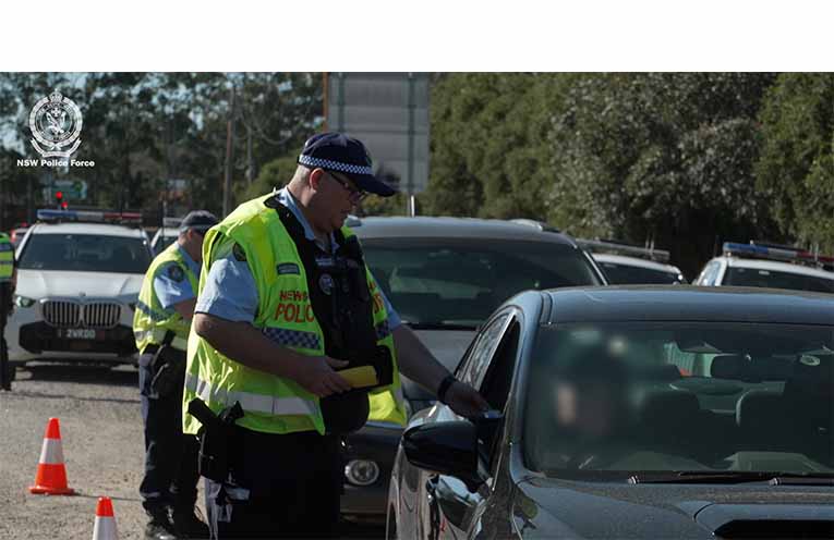 NSW Police officers issued almost 1800 infringements in the Northern Region during Operation Remove All Impaired Drivers (RAID) across the weekend. Photos: NSW Police.