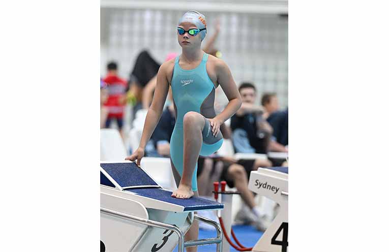 Tilly Buchholz prepares for another race. Photo: Buchholz family.