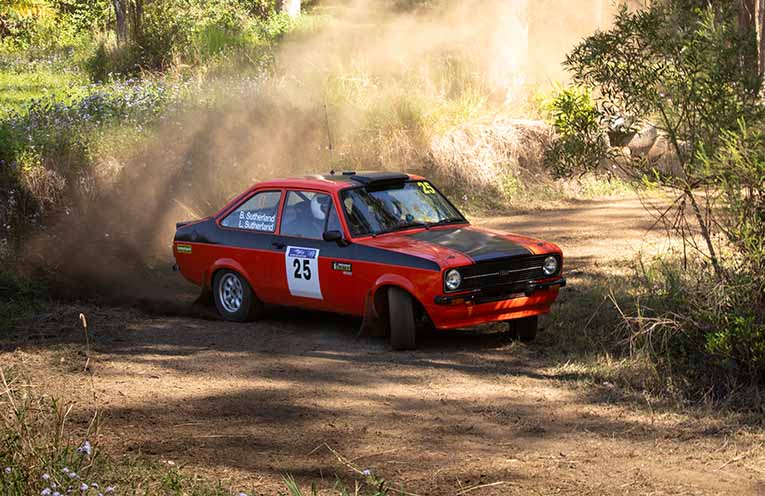 Brett Sutherland cornering during a lap of round two of the Coffs Coast Bush Khanacross Series. Photo: Stormes Art & Photography.