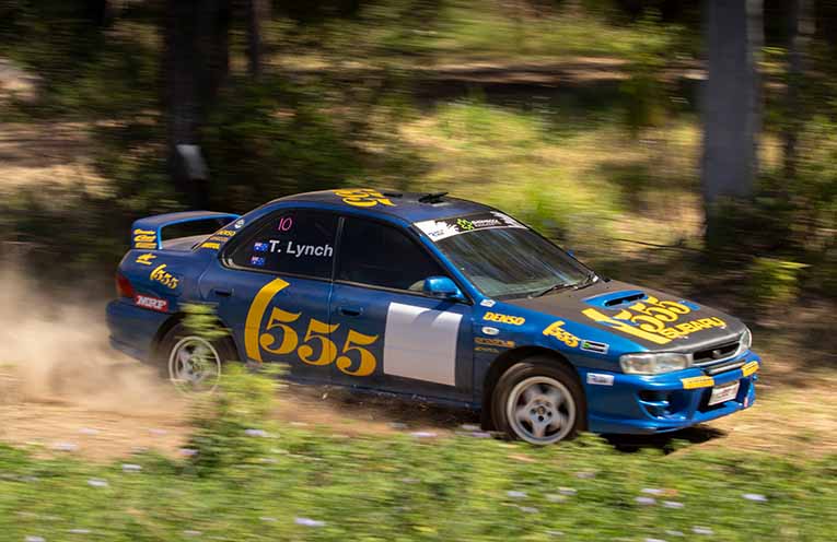 Tony Lynch tackles the course during round two of the Coffs Coast Bush Khanacross Series. Photo: Stormes Art & Photography.
