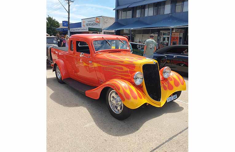 Hot Rod in Bowra Street, Nambucca Heads. Photo: Sharon Jane.