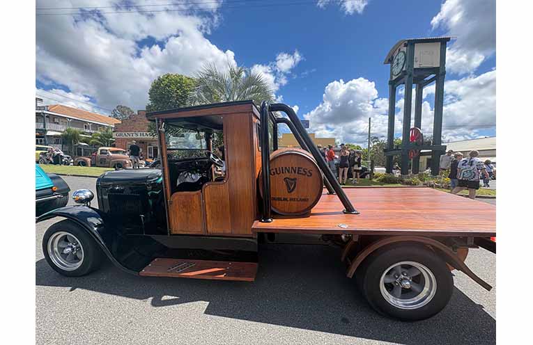Jason O'Bryan’s 1924 Graham Brothers truck at Bowraville. Photo: Jemima Colman.
